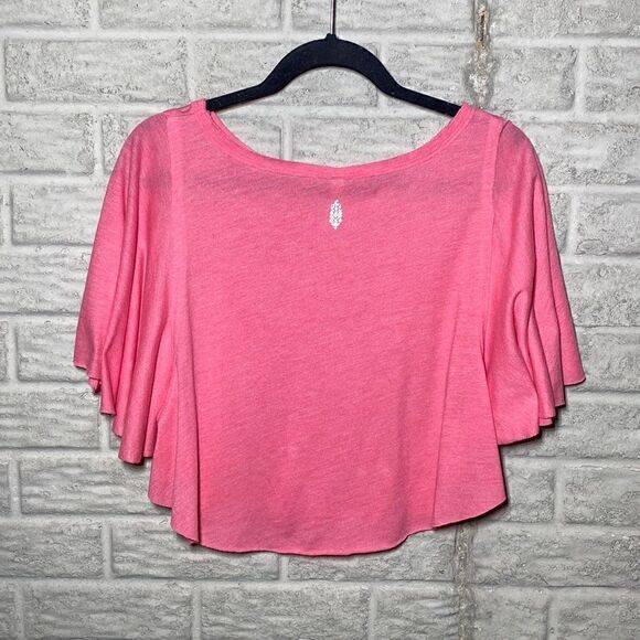 NWT MSRP $48 Free People Sweet Thing Flowy Sleeve T-Shirt Women's Size Medium - Picture 7 of 10